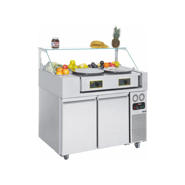Meuble crêpière réfrigérée positive 281L ARKA MW120 vue 1 - Usine CHR