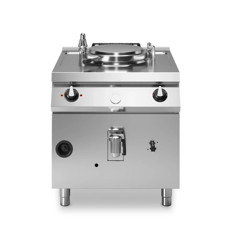 Marmite à gaz chauffe indirect - Capacité : 50 litres - 10,5 kW Gaz - 800x730x870mm - MODULAR - Marmite à gaz professionnelle