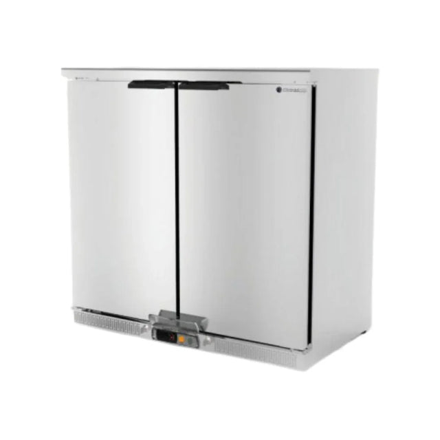 Arrière bar en inox 2 portes pleines battantes +2/+8°C CORECO NRH-250-LI vue 1 - Usine CHR