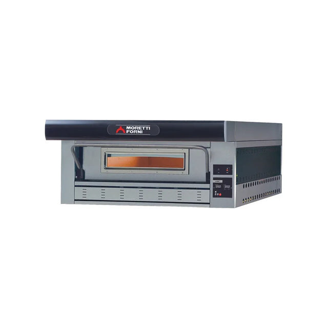 Four à pizza SERIE P Gaz 1 chambre sans support - 6 pizzas MORETTI P110G A1 vue 1 - Usine CHR