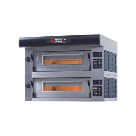 Four à pizza SERIE P électrique 2 chambres sans support - 2 x 4 pizzas - MORETTI - Four à pizza électrique