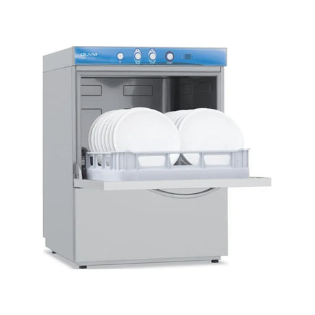 Lave vaisselle PLUVIA - Panier 500x500mm - Passage : 355mm - Triphasé 400V - ELETTROBAR - Lave-vaisselle professionnel