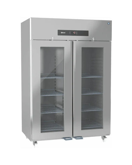 Armoire réfrigérée positive 2 portes vitrées +2/+12°C - Capacité : 1400 litres - 690x920x2075mm - HOSHIZAKI - Armoire réfrigé