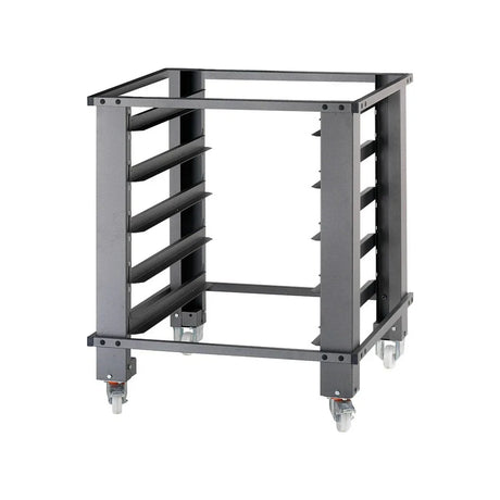 Support de four à pizza IDECK 72.72 sur roulettes + 5 glissière - Hauteur 1000mm MORETTI PT 72.72-100 vue 1 - Usine CHR