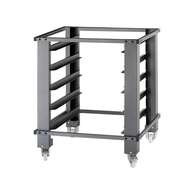Support de four à pizza IDECK 72.72 sur roulettes + 5 glissière - Hauteur 1000mm MORETTI PT 72.72-100 vue 1 - Usine CHR