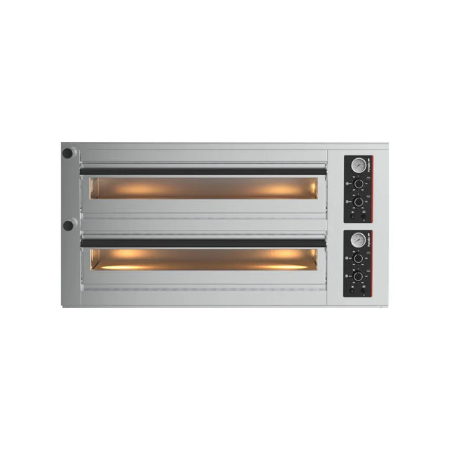 Four à pizza mécanique 9+9 pizzas - 1480x1360x830mm PIZZAGROUP PY M18 vue 1 - Usine CHR