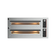 Four à pizza mécanique 4+4 pizzas - 1130x1010x830mm - PIZZAGROUP - Four à pizza électrique