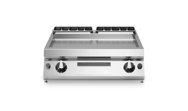 Plancha lisse 2 zones à gaz à poser - 14 kW Gaz - 800x730x280mm MODULAR R70/80FTG/CL/T vue 1 - Usine CHR