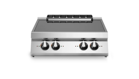 Plaque induction 4 zones à poser – 14 kW 400V Tri – 800x730x280mm - MODULAR - Plaque à induction professionnelle