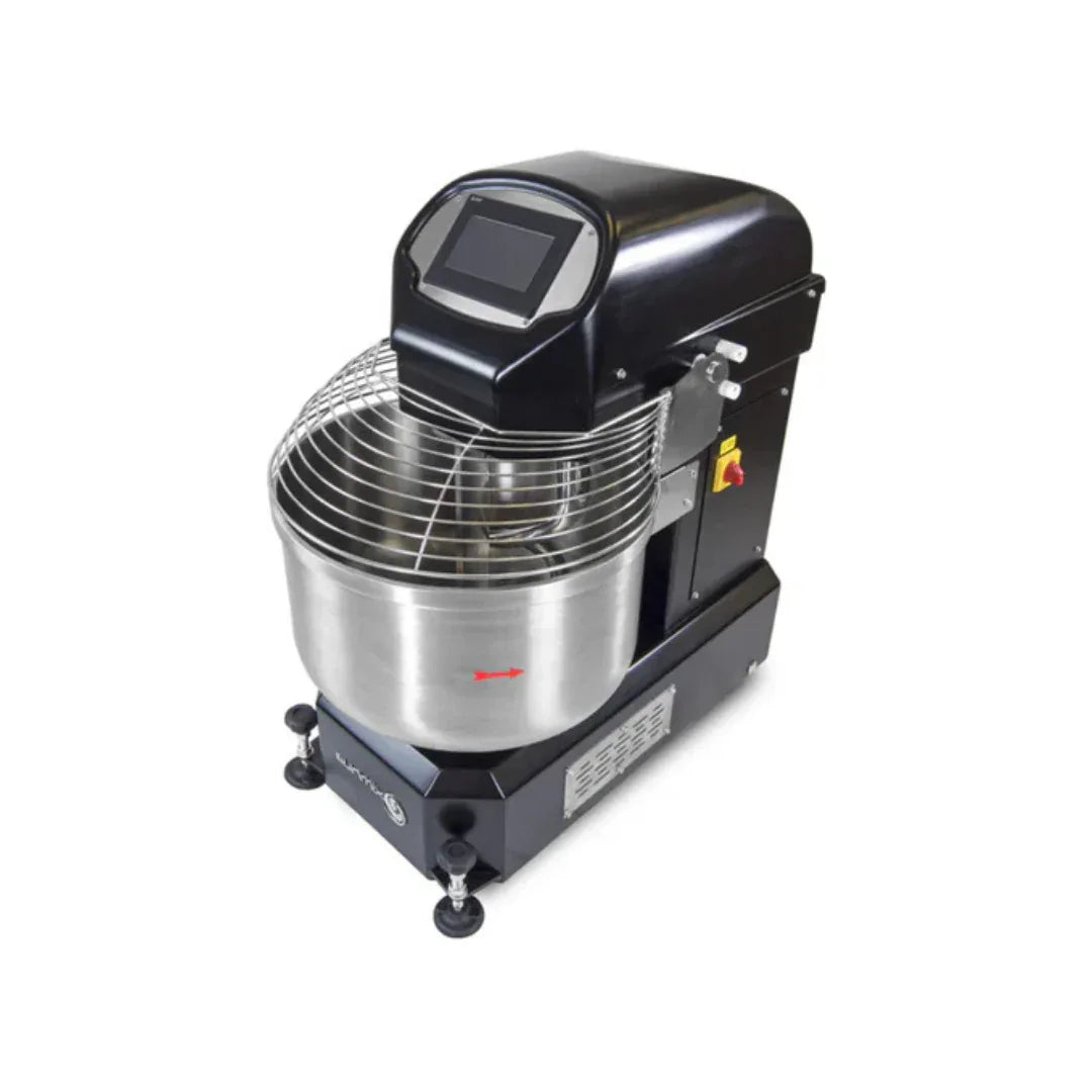 Pétrin à spirale 45 litres - 2 Moteurs - 2 vitesses + cuve motorisée - Triphasé 400V - SUNMIX - Pétrin professionnel