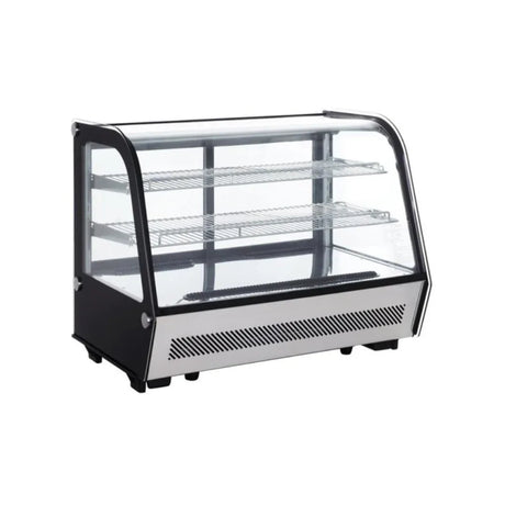 Vitrine à dessert réfrigérée à poser +2/+12°C 880x568x686mm vitre bombée - ARKA - Vitrine réfrigérée à poser, Vitrine réfrigé