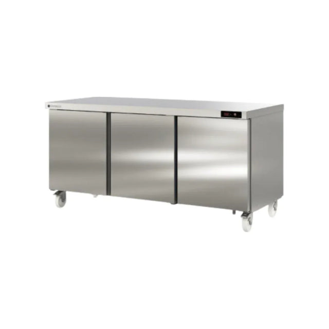 Meuble froid haut rendement réfrigérée positive gamme TOP - 3 portes pleines CORECO SD-72 vue 1 - Usine CHR