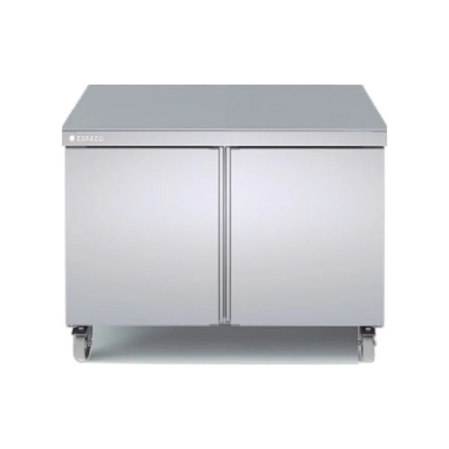 Meuble froid haut rendement réfrigérée négative gamme TOP - 2 portes pleines CORECO SDN-48 vue 1 - Usine CHR