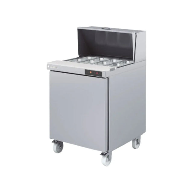 Saladette haut rendement réfrigérée positive 0/+8°C gamme TOP - 1 porte CORECO SDTP-27-12 vue 1 - Usine CHR