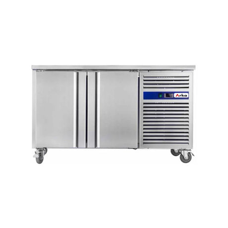Desserte réfrigérée positive sans dosseret -2/+8°C 2 portes - ARKA - Table réfrigérée positive