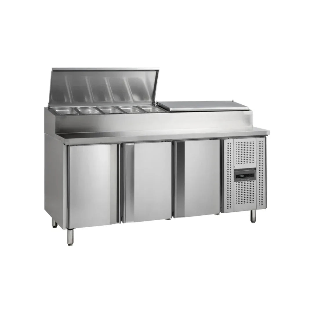Saladette réfrigérée portes - 1795x700x1080mm TEFCOLD SS7300 vue 1 - Usine CHR