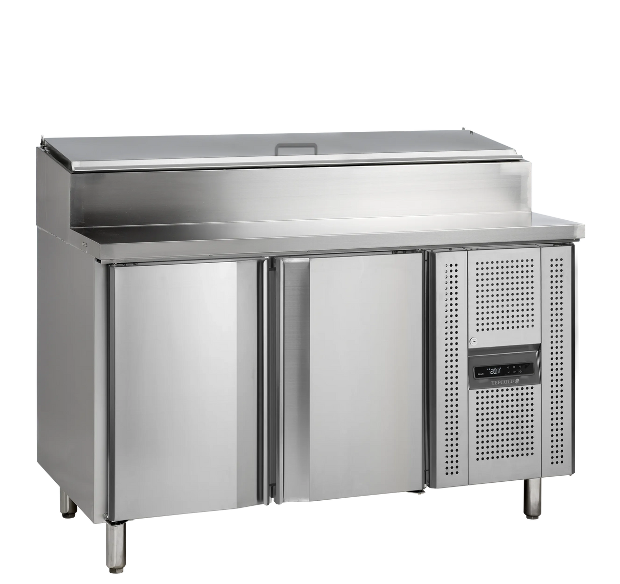 Saladette réfrigérée 2 portes - 1360x700x1080mm TEFCOLD SS7200 vue 1 - Usine CHR