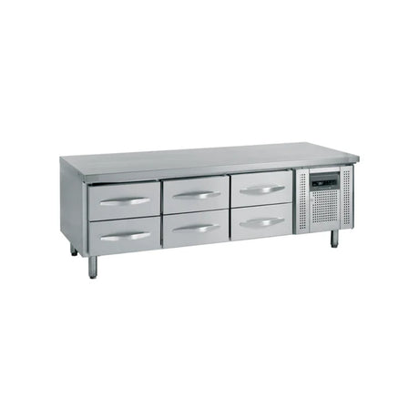 Soubassement réfrigérée positive 6 tiroirs - 1795x700x600mm TEFCOLD UC5360 vue 1 - Usine CHR