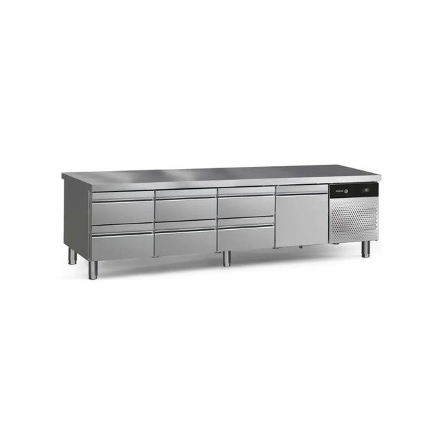 Soubassement réfrigéré positif FAGOR 7 tiroirs - 377L CCPB-4G T vue 1 - Usine CHR