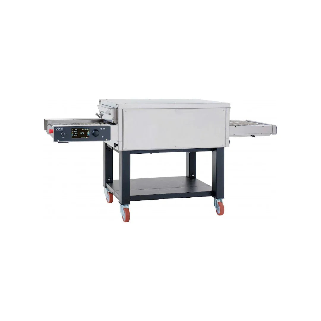Four à tunnel digitale TUNNEL TL tapis 80cm - 124 pizzas de 35cm/h - 2200x1270x422mm OEM TL108LCD vue 1 - Usine CHR