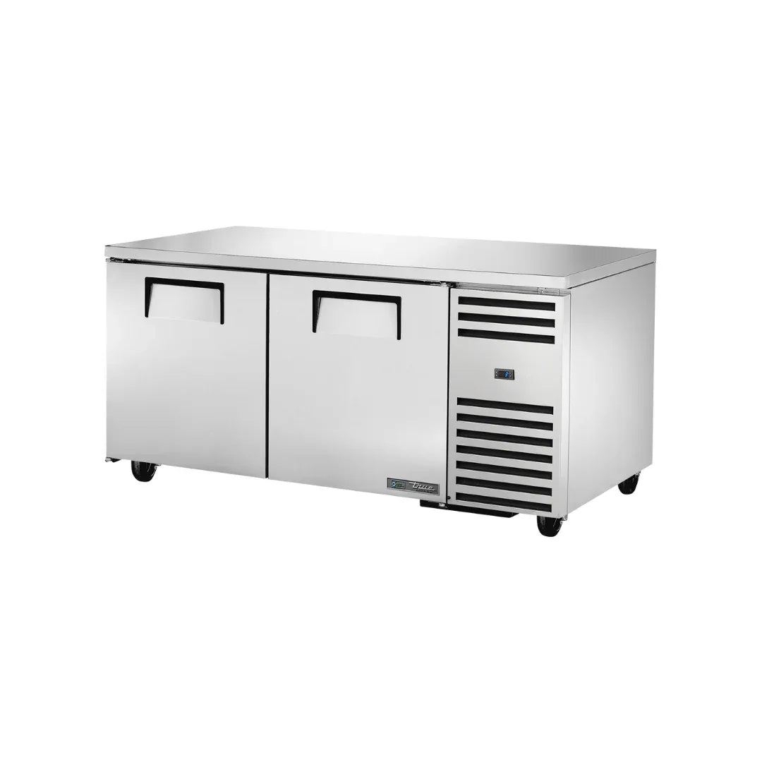 Meuble bas réfrigéré positive 2 portes - Série TUC TRUE - 583 litres - 1709x822x839mm - TRUE REFRIGERATION - Table réfrigérée