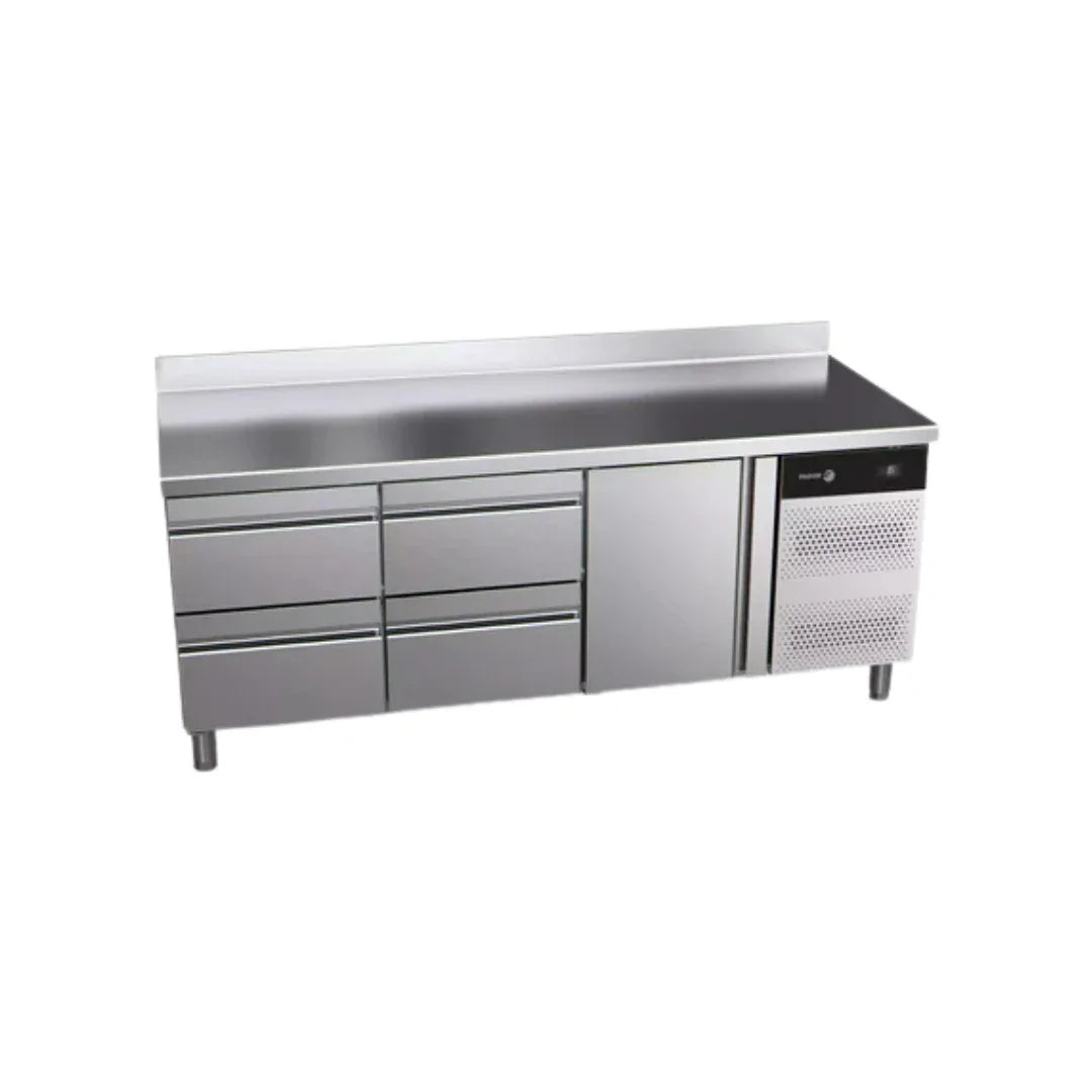 Table réfrigérée positive FAGOR 1 porte + 4 tiroirs - gamme 600 - 416L CCP-3S HHD vue 1 - Usine CHR