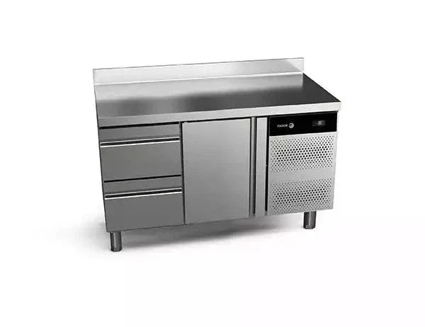 Table réfrigérée positive FAGOR 1 porte + 2 tiroirs - gamme 700 - 274 litres - FAGOR - Table réfrigérée positive