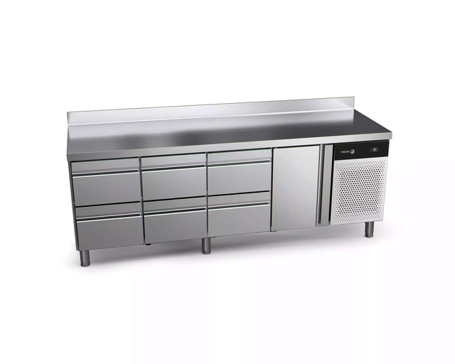 Table réfrigérée positive FAGOR 1 porte + 6 tiroirs - gamme 600 - 564L CCP-4S HHHD vue 1 - Usine CHR