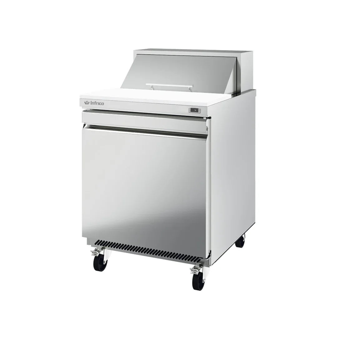 Saladette réfrigérée positive 1 porte 0/+6°C - 200L INFRICO UC 27 P vue 1 - Usine CHR