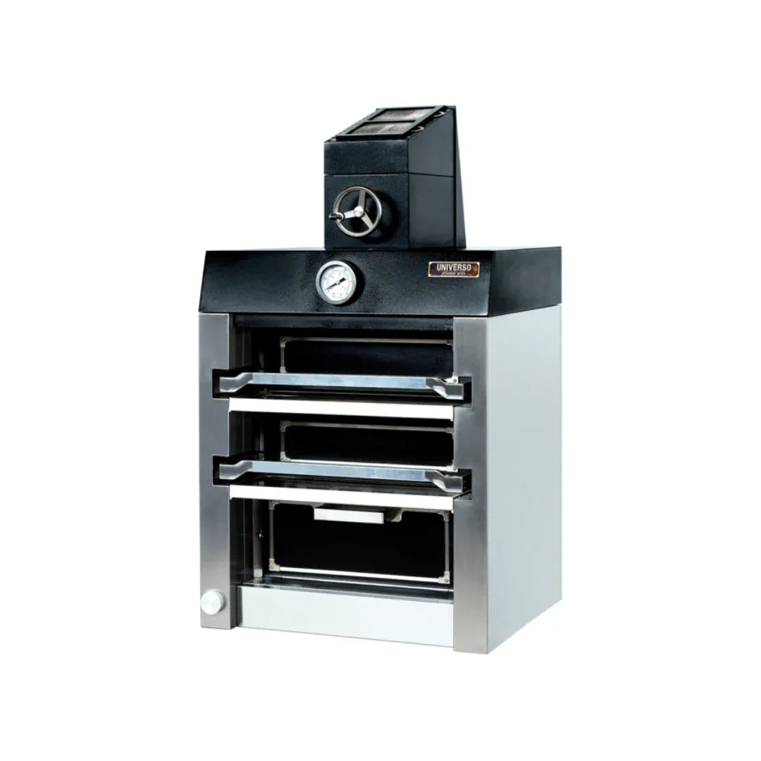 Four Charcoal au charbon 2 grill UNIVERSO UGO UGO B 2G vue 1 - Usine CHR