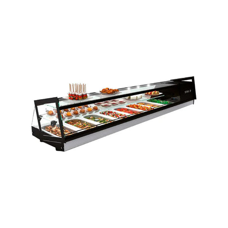 Vitrine réfrigrée FOOD Kube à poser 3 niveaux 6 GN 1/3 - 1320 SAYL VCKB6 vue 1 - Usine CHR