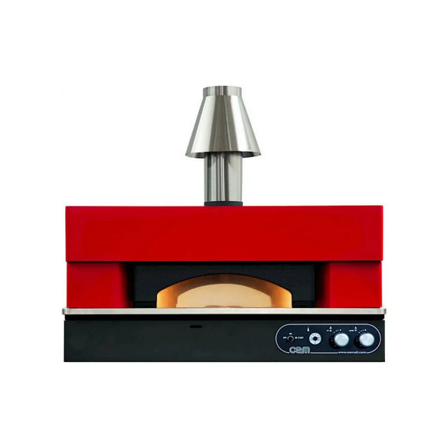 Four à pizza à gaz 1 niveau - 12 pizzas 30cm - CLASSIC - 1620x1620x785mm OEM VLT CLASSIC vue 1 - Usine CHR
