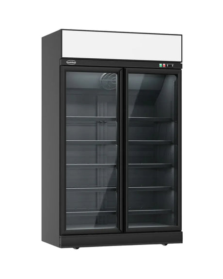 Vitrine congélateur 2 portes vitrées 1000L COMBISTEEL VN2PV1000 vue 1 - Usine CHR