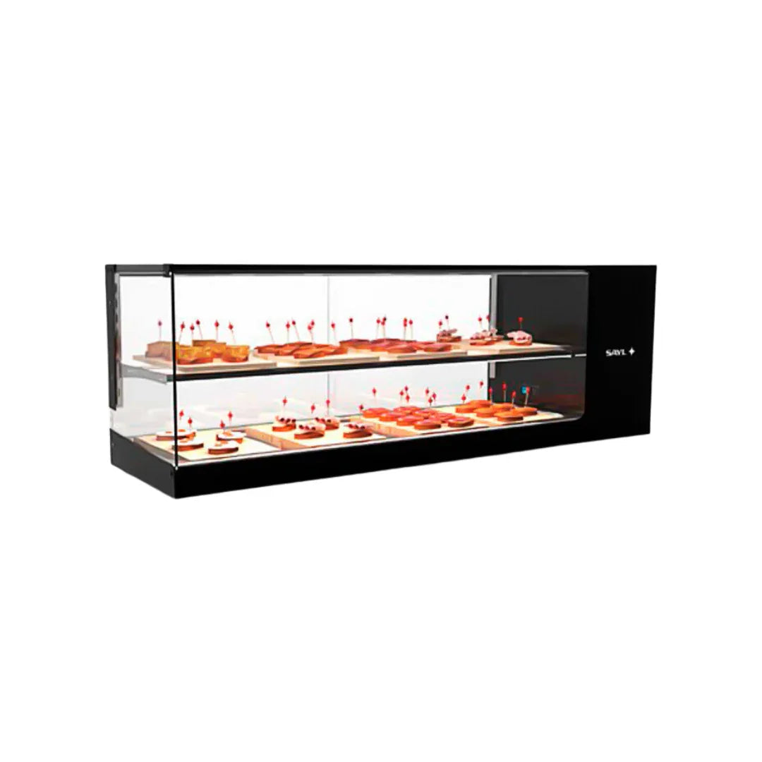 Vitrine réfrigérée FOOD à poser 2 niveaux - 1680 SAYL VTLG28P-1 vue 1 - Usine CHR