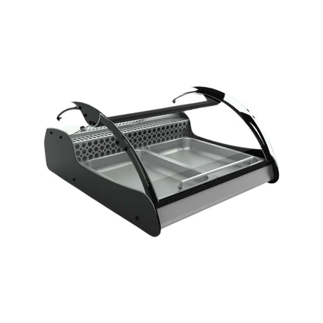 Vitrine réfrigérée à poisson à poser noir - 680 - SAYL - Vitrine réfrigérée poissonnerie
