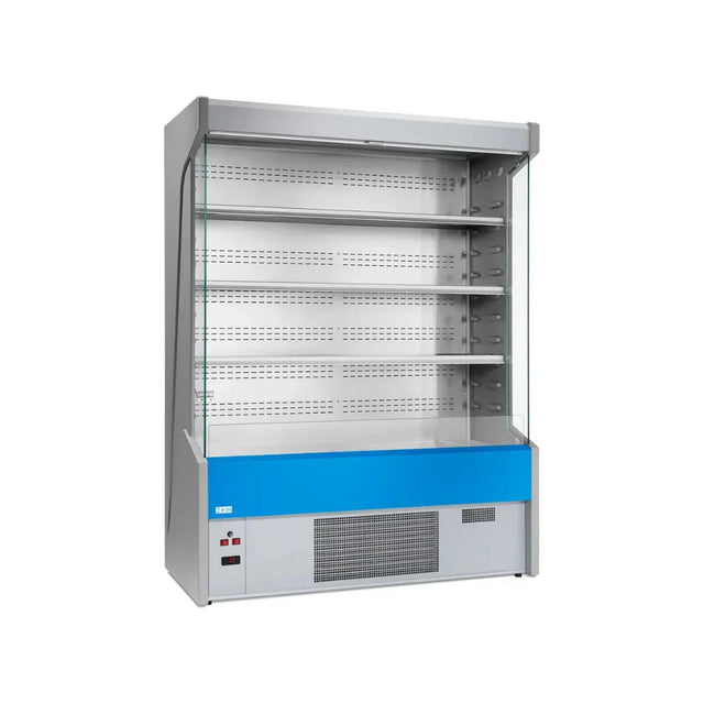Vitrine murale réfrigérée ouverte 4 niveaux 1200x710x2000mm +2/+8°C - CERVINO ARKA ARCV120PSVGKA vue 1 - Usine CHR