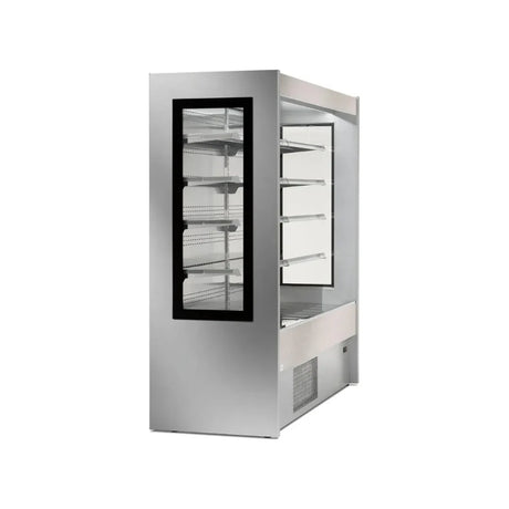 Vitrine murale réfrigérée ouverte 5 niveaux 1000x750x2000mm +2/+8°C - CHAMONIX - ARKA - Vitrine réfrigérée murale