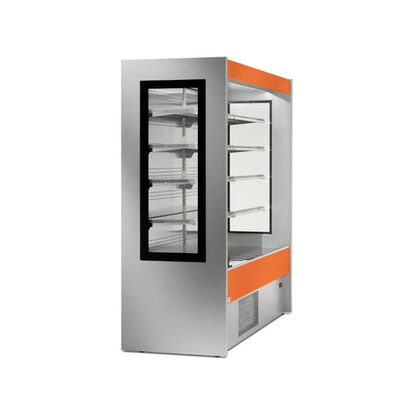 Vitrine murale réfrigérée ouverte 5 niveaux 1500x750x2000mm +2/+8°C - CHAMONIX - ARKA - Vitrine réfrigérée murale