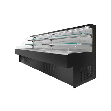 Vitrine murale réfrigérée ouverte 3 niveaux  1330x910x1190mm +2/+8°C - FUJIYAMA - ARKA - Vitrine réfrigérée murale