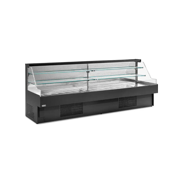 Vitrine murale réfrigérée ouverte 3 niveaux 2580x910x1190mm +2/+8°C - FUJIYAMA ARKA ARFU2500DSVNKA vue 1 - Usine CHR
