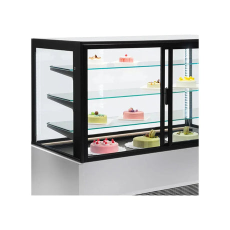 Vitrine réfrigérée ventilée sans réserve 4 niveaux 1500x780x1380mm 0/+8°C - KRISTALL - ARKA - Vitrine de présentation, Vitrin