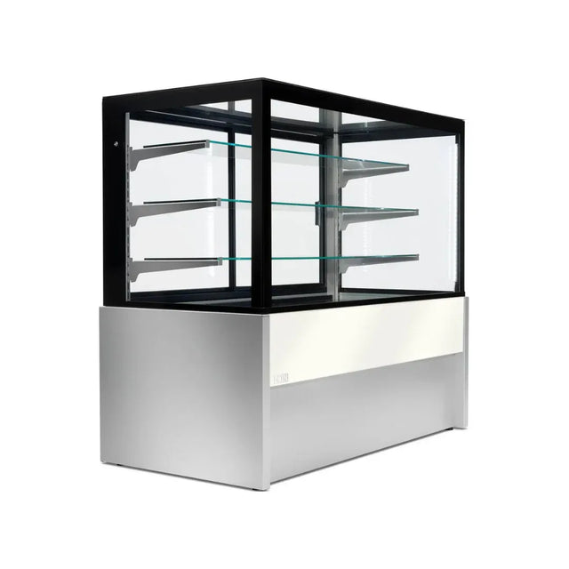 Vitrine réfrigérée ventilée sans réserve 4 niveaux 2000x780x1380mm 0/+8°C - KRISTALL - ARKA - Vitrine de présentation, Vitrin