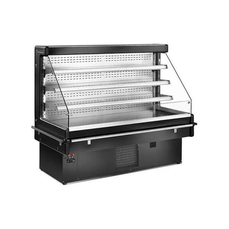 Vitrine murale réfrigérée ouverte 4 niveaux 1000x760x1330mm +2/+8°C - MANDY - ARKA - Vitrine réfrigérée murale