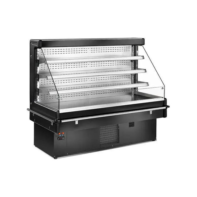Vitrine murale réfrigérée ouverte 4 niveaux 1000x760x1330mm +2/+8°C - MANDY - ARKA - Vitrine réfrigérée murale