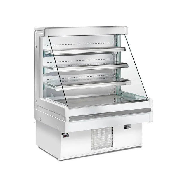 Vitrine murale réfrigérée ouverte 4 niveaux 1500x760x1330mm +2/+8°C - MANDY - ARKA - Vitrine réfrigérée murale