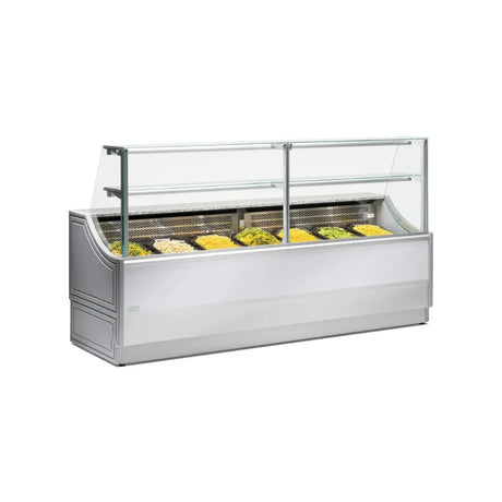 Vitrine réfrigérée statique sans réserve 1500x810x1350mm +2/+8°C - ORLEANS ARKA AROL150PSSGKA vue 1 - Usine CHR