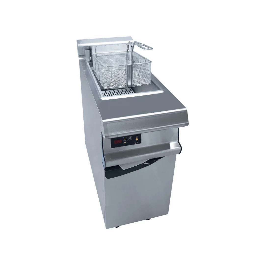 Friteuse gaz 1 cuve de 20L sur placard 20kW CAPIC W381035 vue 1 - Usine CHR