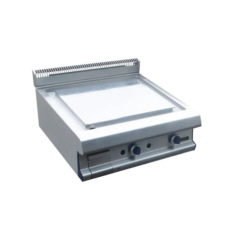 Plancha lisse inox gaz à poser 10kW CAPIC W381515 vue 1 - Usine CHR