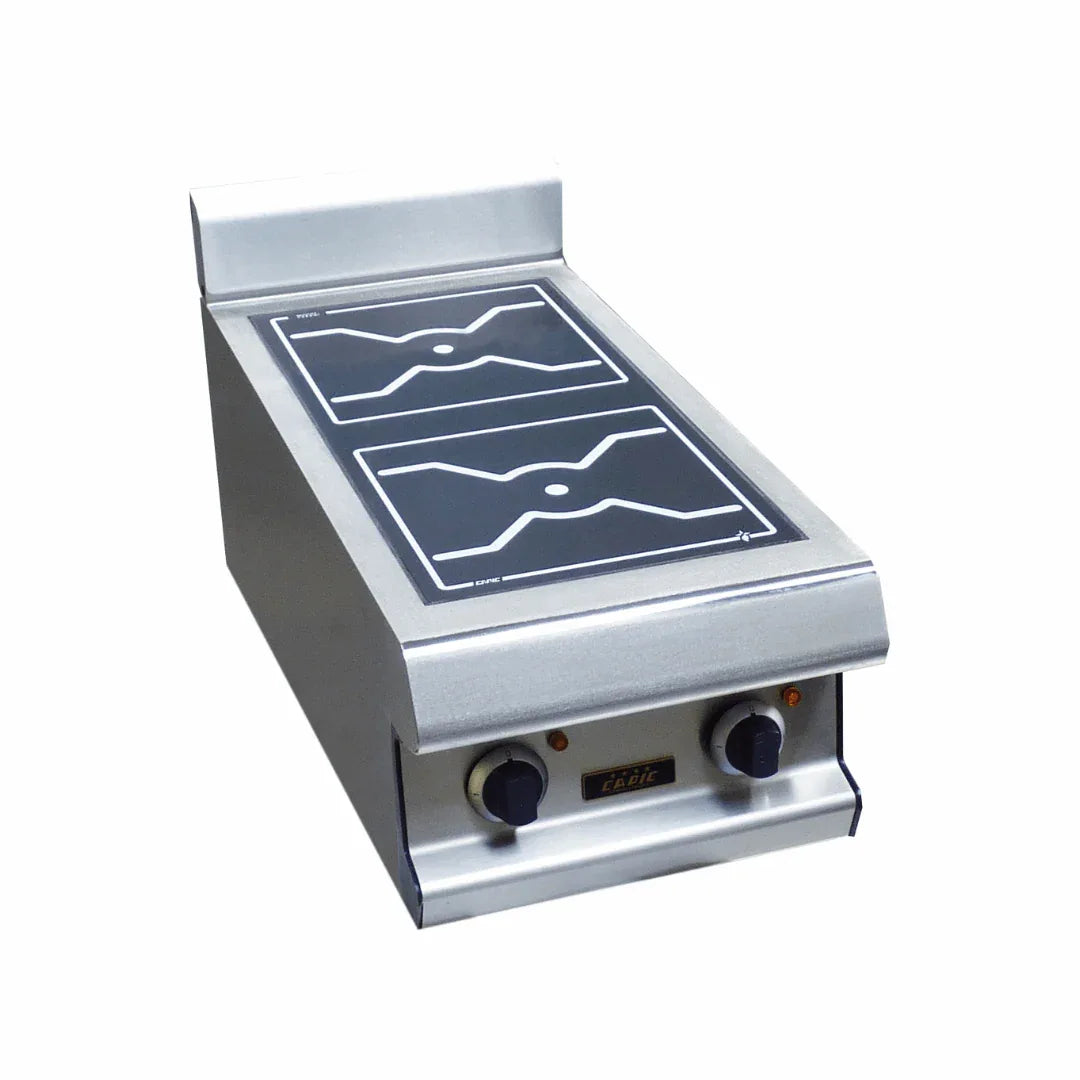 2 foyers vitrocéramique à poser - CAPIC - Fourneau électrique professionnel