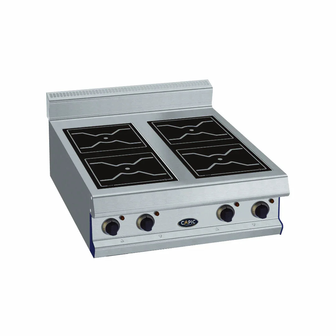 4 foyers vitrocéramique à poser - CAPIC - Fourneau électrique professionnel